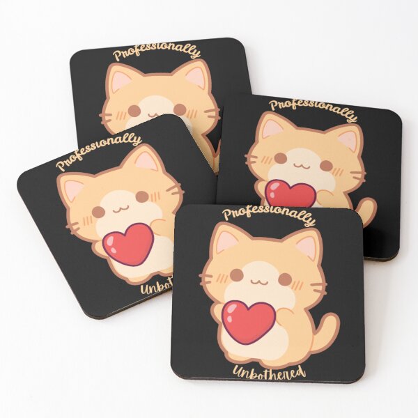 Item preview, Cute Cat Professionally Unbothered designed and sold by Two-Pence-Art.