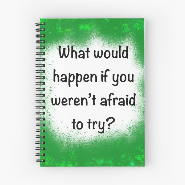 Item preview, What Would Happen If You Weren't Afraid To Try? designed and sold by StickersNQuotes.