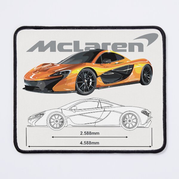 Item preview, Vintage Classic Car McLaren P1 V8 designed and sold by PrintCarClub.