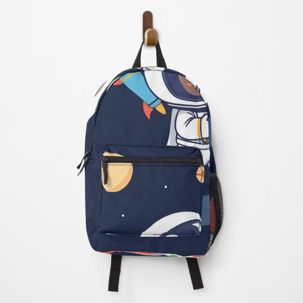 Item preview, Cute Astronaut Playing with Planet and Rocket Toy Vector Illustration designed and sold by hjian8219.