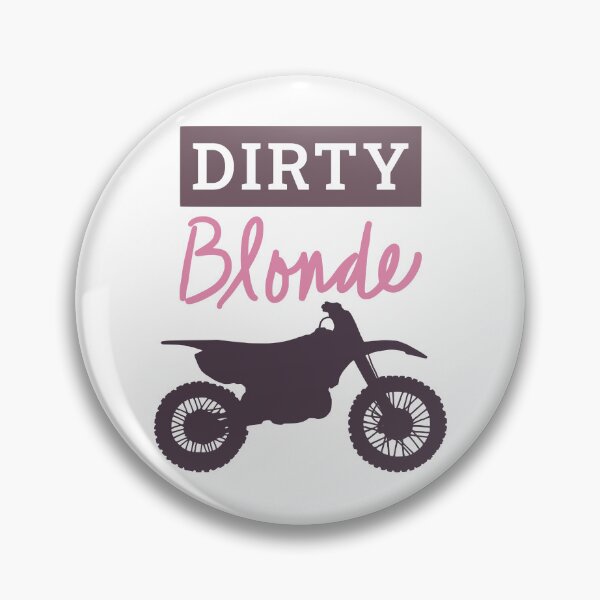 Item preview, Dirty Blonde dirt bike motocross purple/pink designed and sold by inKseparable.