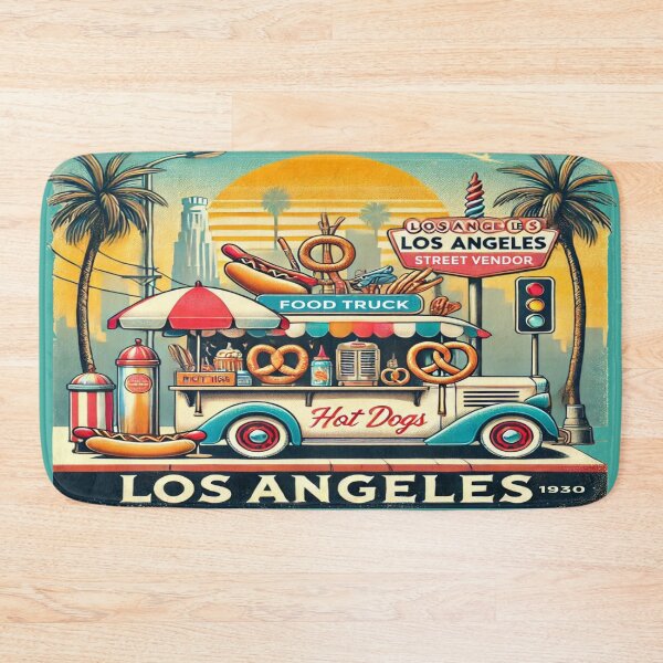 Item preview, vintage Los Angeles- Street Vendors  designed and sold by Globalcitytees.