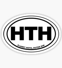 Hoth Destination Sticker