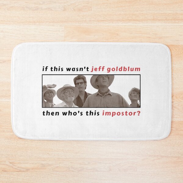 Item preview, if this wasn't jeff goldblum then who's this impostor? designed and sold by misscxarxess.