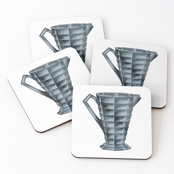 Item preview, Tea Room 64oz Pitcher by Indiana Glass - Depression Glass Illustration designed and sold by SavinMercantile.