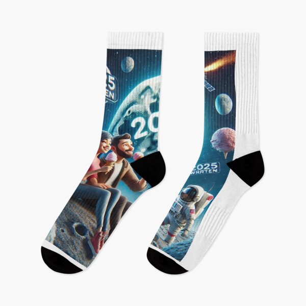 Item preview, 2025 Aesthetic: Romantic Couple Enjoying Ice Cream Under the Full Moon" designed and sold by choder61.