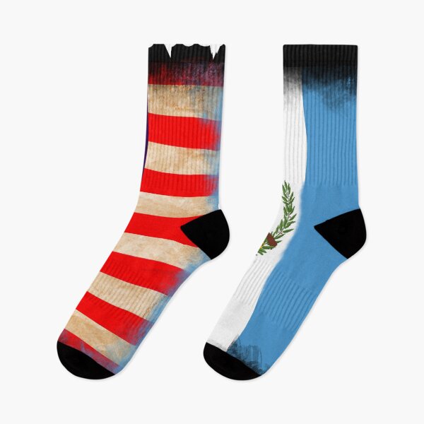 Item preview, US Flag and Guatemala Flag Pride Wear Design. designed and sold by LovelyHappyGift.