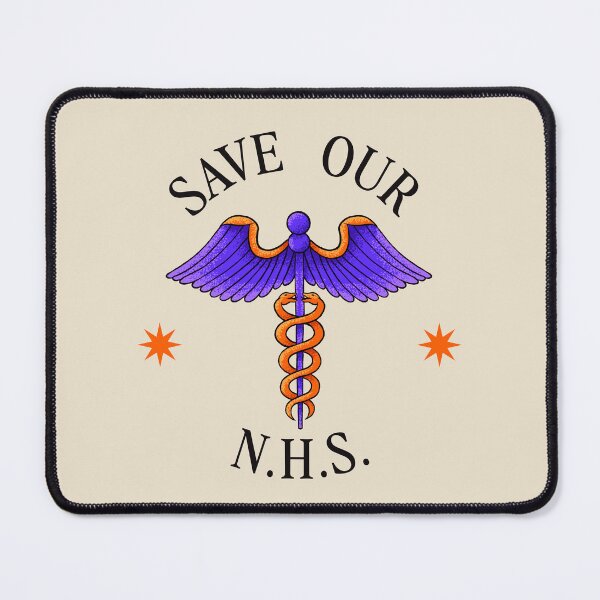 Item preview, Save Our NHS - Save The NHS - UK Politics designed and sold by Picket Club.