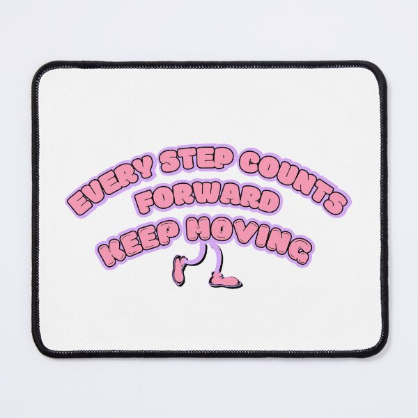 Item preview, Every Step Counts - Motivational Walking Quote Design designed and sold by StickersOfficiel.