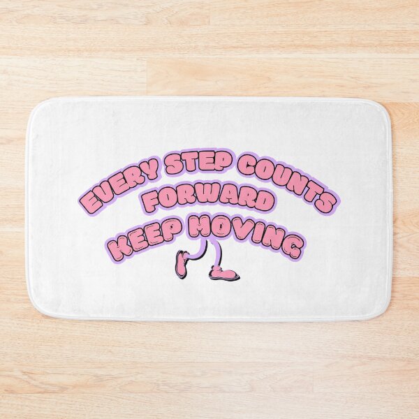 Item preview, Every Step Counts - Motivational Walking Quote Design designed and sold by StickersOfficiel.