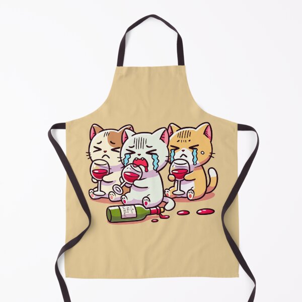 Item preview, Whining Cats Drinking Wine designed and sold by Ghost on Toast.