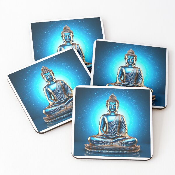 Artikelvorschau, Cyan Bunter Buddha entworfen und verkauft von enlightenedonez.