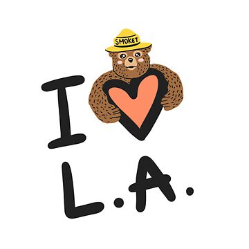 Artwork thumbnail, I Heart LA Sticker by Natalie Ferrer