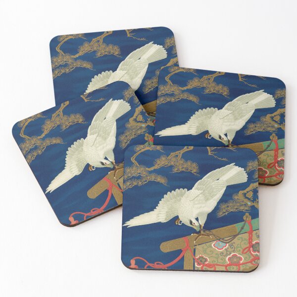 Item preview, Sulphur-crested cockatoo, vintage bird painting designed and sold by karwilberevivalcollection.