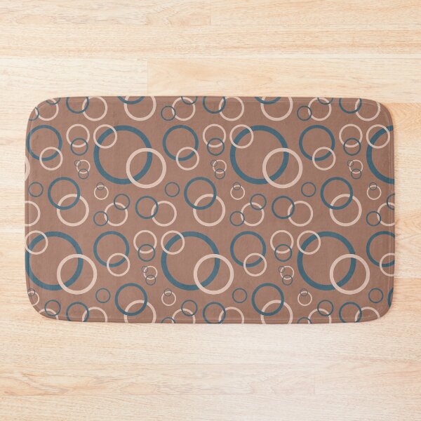 Item preview, Mocha Mousse Geometric Circles on Brown  designed and sold by Laura DeCamp.
