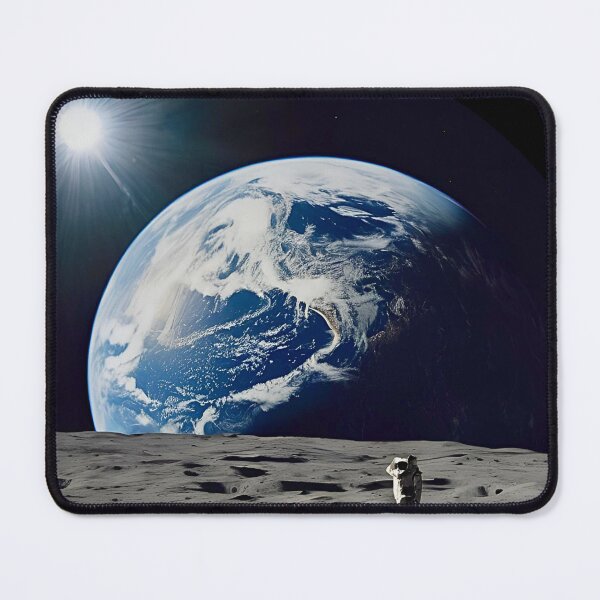 Item preview, Earthrise on the Moon designed and sold by ELzor Arts.