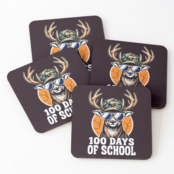 Item preview, Bucked' 100 días de escuela Ciervo Estudiante Niño Niñas 100º día designed and sold by KamalaDesign.