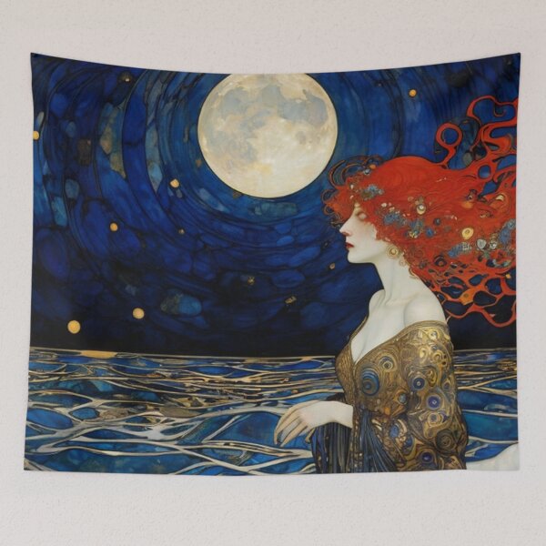 Item preview, Lady by the Ocean designed and sold by TheDarkWardrobe.