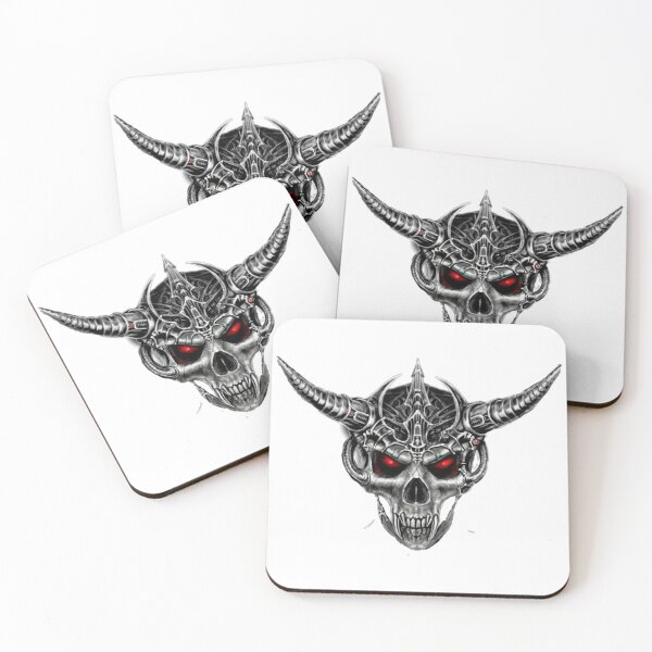 Item preview, Evil skull designed and sold by Mara's designs.