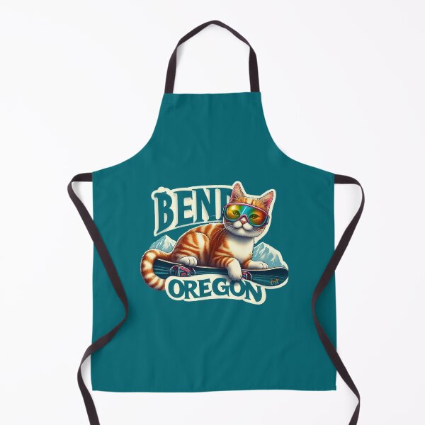 Item preview, Snowboarding Bend Oregon Cat designed and sold by CAutumnTrapp.