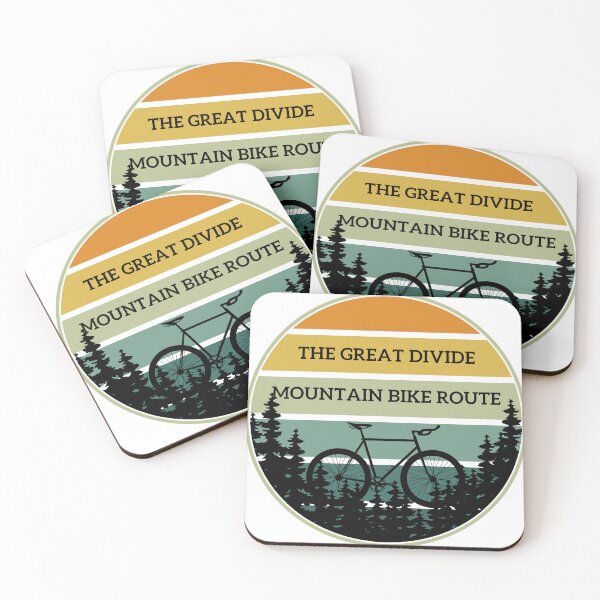 Item preview, Minimalistic The Great Divide Mountain Bike Route designed and sold by industrialcraft.
