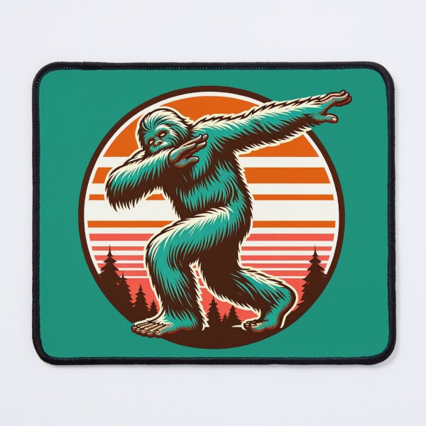 Item preview, Funny Bigfoot Dabbing in Retro Color designed and sold by wheresthekarma.