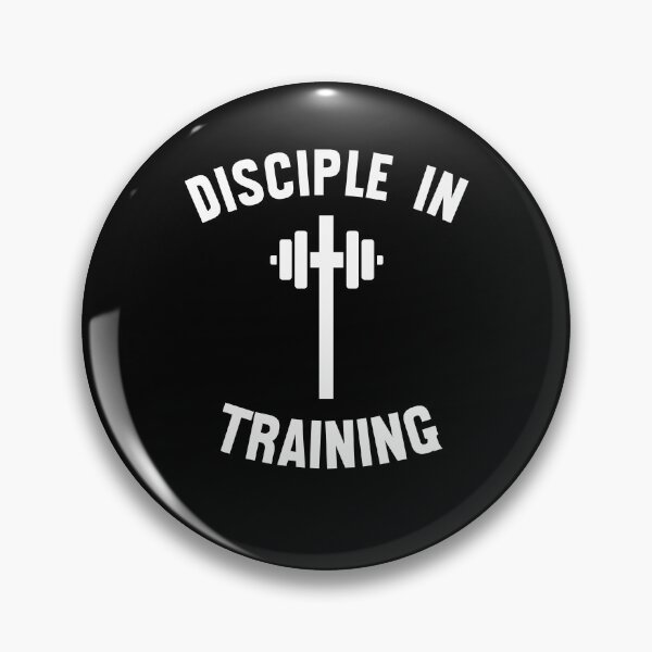 Item preview, Disciple in training barbell Christian Workout cross designed and sold by snowry.