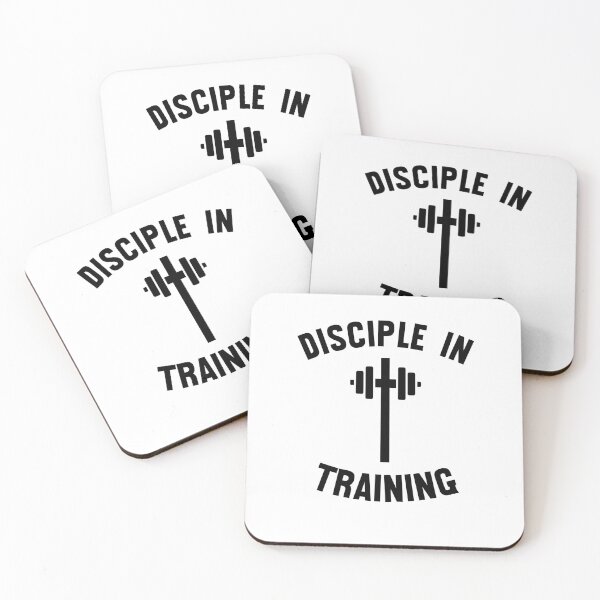 Item preview, Disciple in training barbell Christian Workout cross gym designed and sold by snowry.
