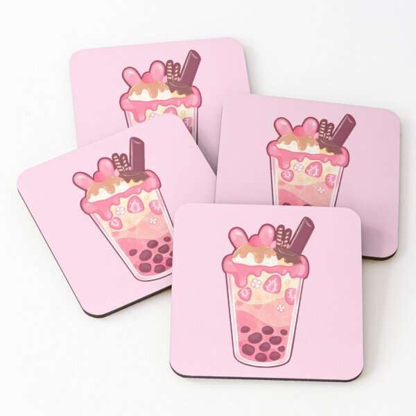 Item preview, Melo Strawberry Boba Sundae  designed and sold by Rychipuff.