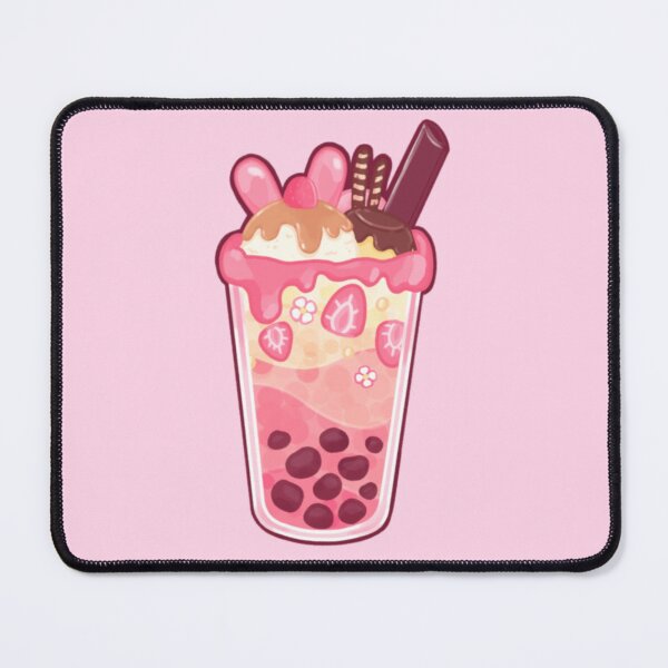 Item preview, Melo Strawberry Boba Sundae  designed and sold by Rychipuff.