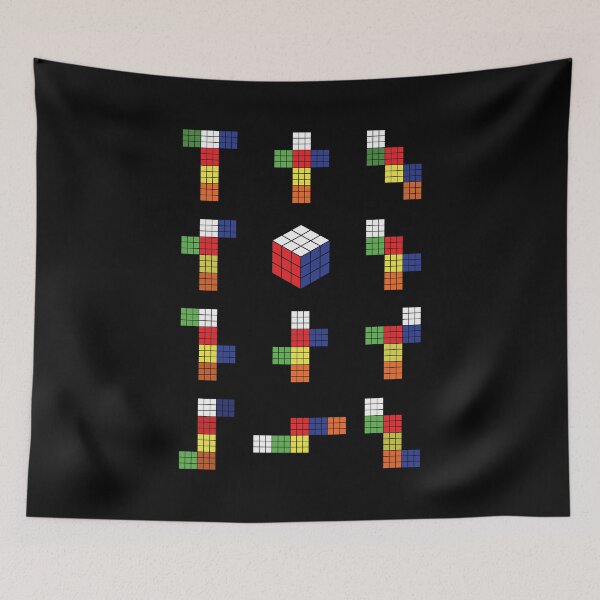 Item preview, Unfolded Rubik's Cube designed and sold by LunaticoDraws.