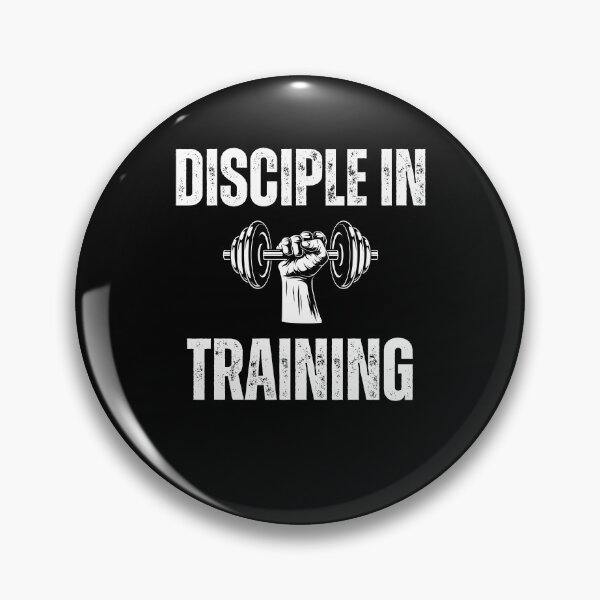 Item preview, Disciple in training dumbbell Christian Workout gym fitness designed and sold by snowry.