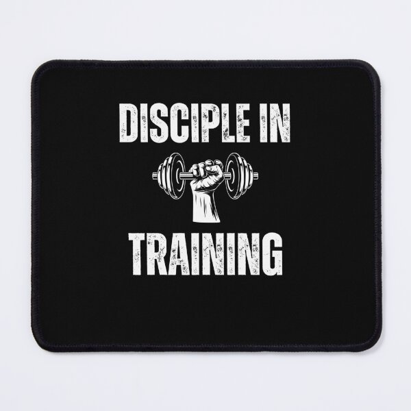 Item preview, Disciple in training dumbbell Christian Workout gym fitness designed and sold by snowry.