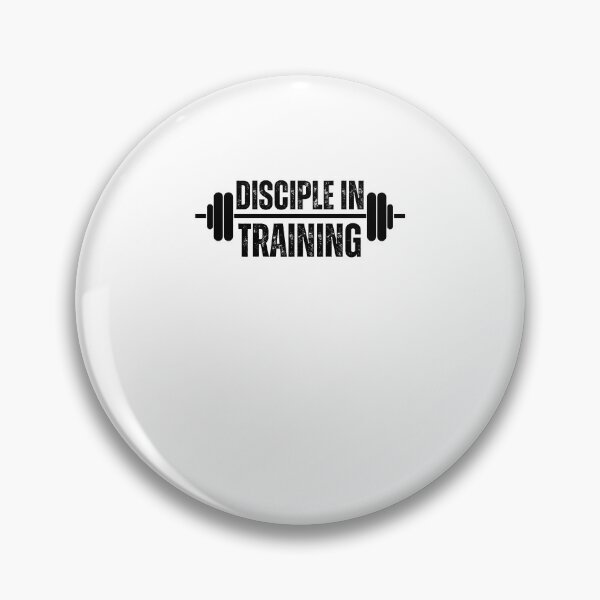 Item preview, Disciple in training barbell Christian faith Workout gym designed and sold by snowry.