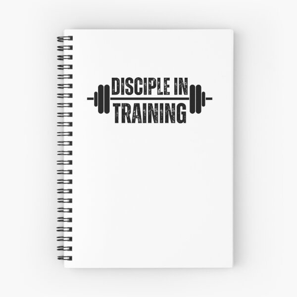 Item preview, Disciple in training barbell Christian faith Workout gym designed and sold by snowry.