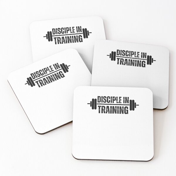 Item preview, Disciple in training barbell Christian faith Workout gym designed and sold by snowry.