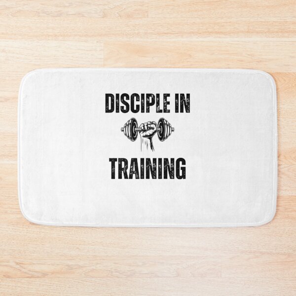 Item preview, Disciple in training dumbbell Christian faith Workout gym designed and sold by snowry.