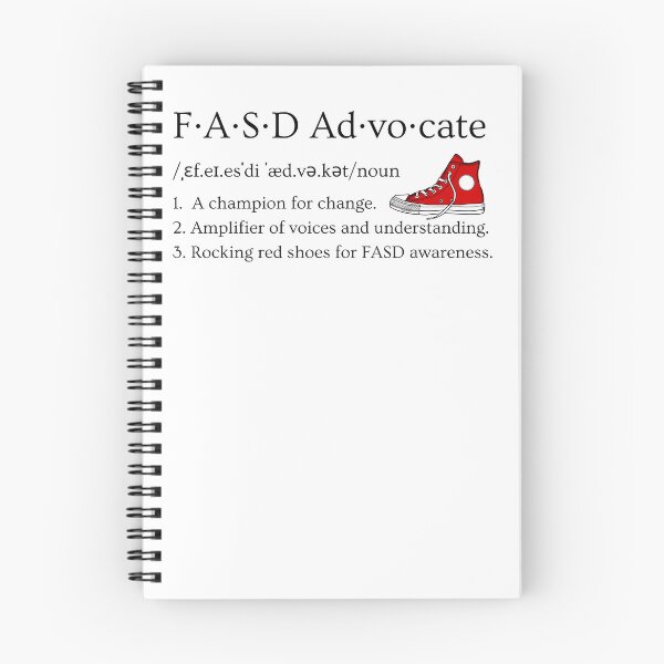 Item preview, FASD Advocate (Black Print) designed and sold by Our Sacred Breath.
