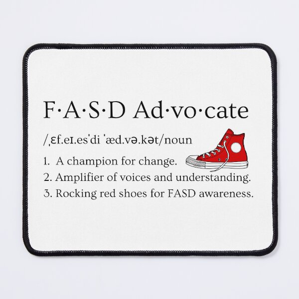 Item preview, FASD Advocate (Black Print) designed and sold by Our Sacred Breath.