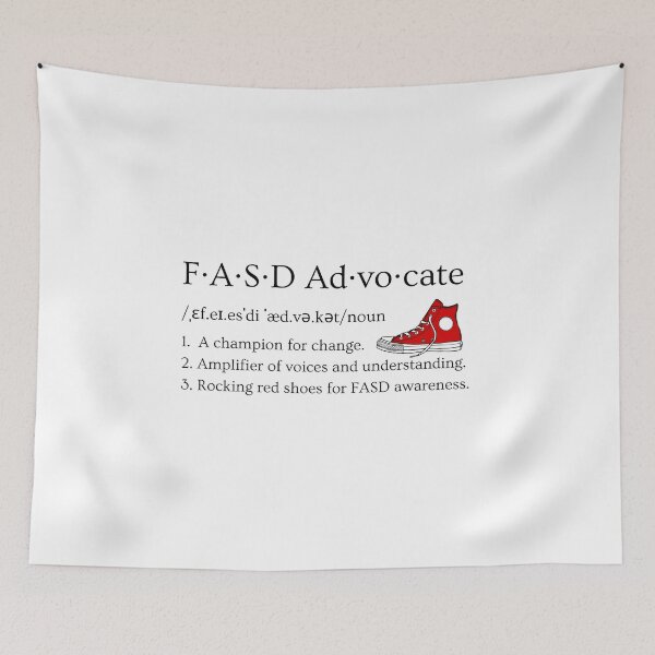 Item preview, FASD Advocate (Black Print) designed and sold by Our Sacred Breath.
