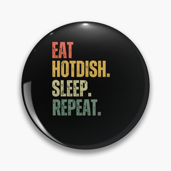 Item preview, Retro Eat hotdish sleep repeat funny Midwestern food humor designed and sold by snowry.