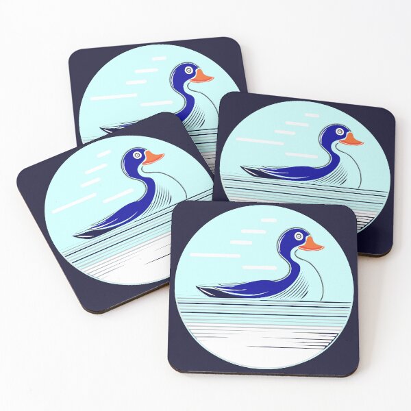 Item preview, Duck swimming in water graphic designed and sold by Flower Magic .