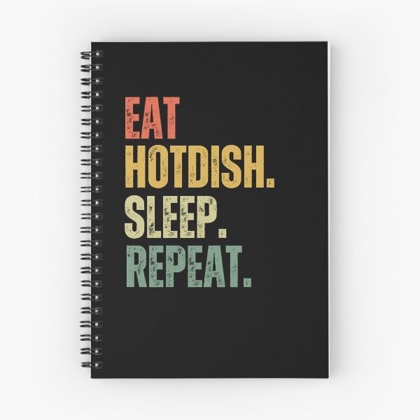 Item preview, Retro Eat hotdish sleep repeat funny Midwestern food humor designed and sold by snowry.