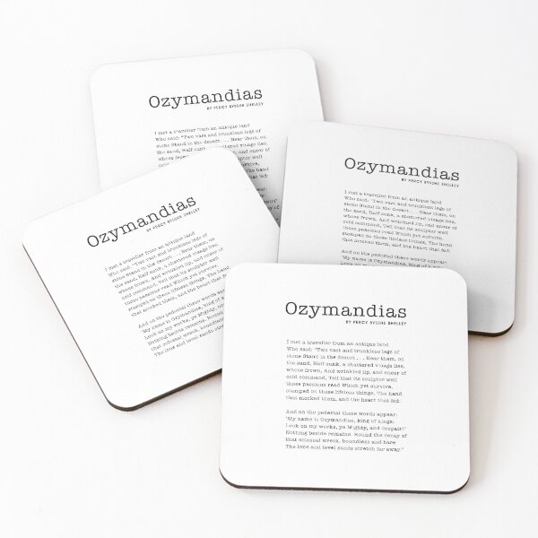 Item preview, Ozymandias by Percy Bysshe Shelley designed and sold by corbrand.