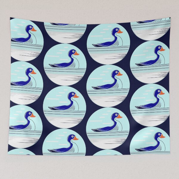 Item preview, Duck swimming in water graphic designed and sold by Flower Magic .
