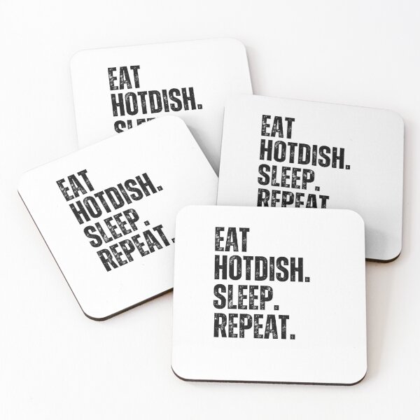 Item preview, Eat hotdish sleep repeat funny Midwestern food joke designed and sold by snowry.