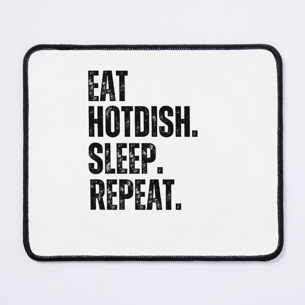 Item preview, Eat hotdish sleep repeat funny Midwestern food joke designed and sold by snowry.