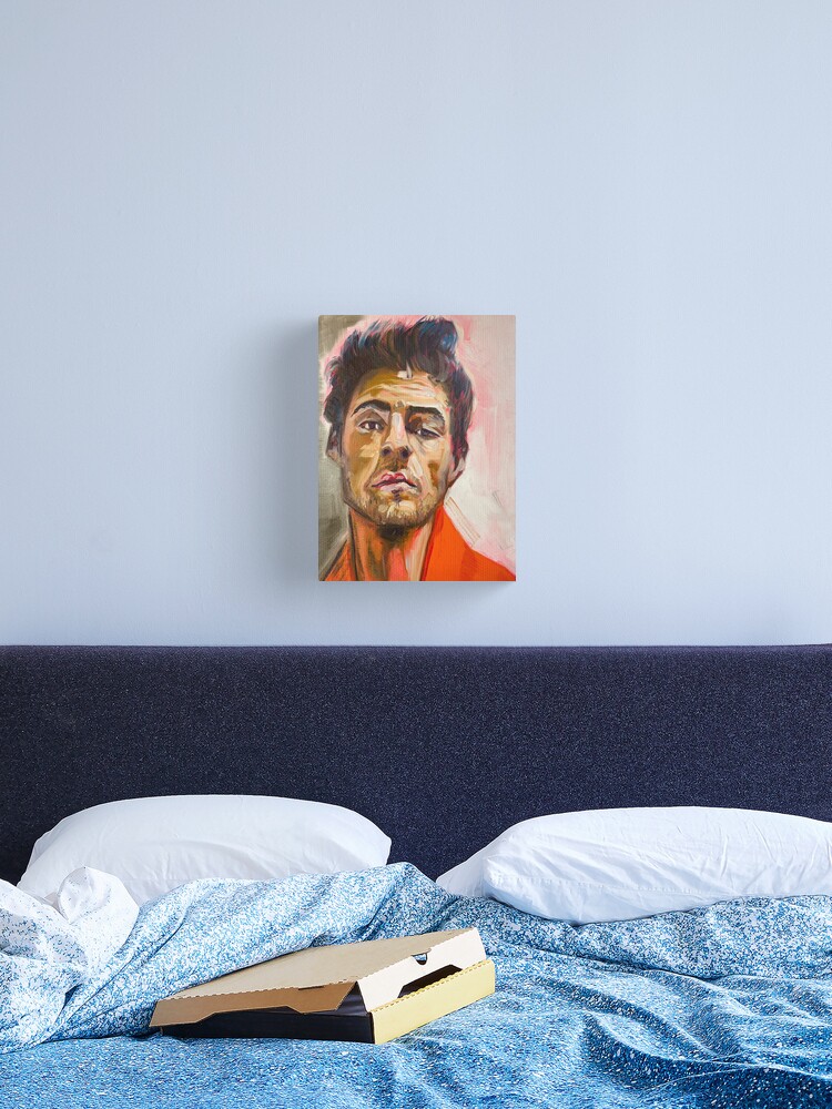 Thumbnail 2 of 3, Canvas Print, Who Is The Real Criminal? designed and sold by caitoz.