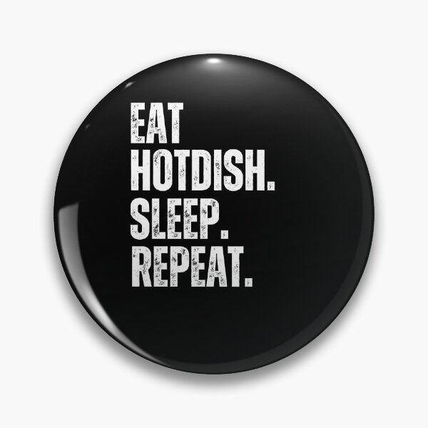 Item preview, Eat hotdish sleep repeat funny Midwestern food humor designed and sold by snowry.