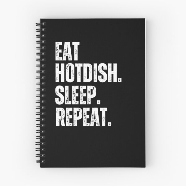 Item preview, Eat hotdish sleep repeat funny Midwestern food humor designed and sold by snowry.
